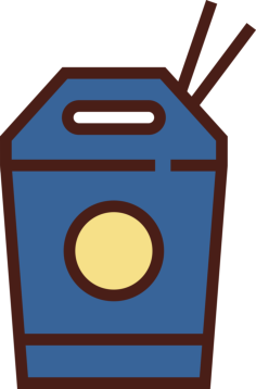 Chinese Food Outline Icon Svg Set, Free Vectors File